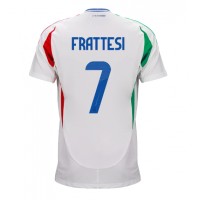 Echipament fotbal Italia Davide Frattesi #7 Tricou Deplasare European 2024 maneca scurta